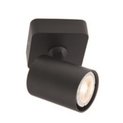 CAMEO APPLIQUE/PLAFONNIER 1X35W GU10 SAND BLACK (5.1.1)