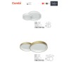 COMBI PLAFONNIER LED 40W CCT  BLANC 5.1.2)