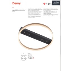 DEMY PLAFONNIER LED 36W 3000K(5.1.2)