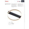 DEMY PLAFONNIER LED 36W 3000K(5.1.2)