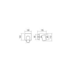 CRIUS APPLIQUE 1X35W GU10(5.1.1)