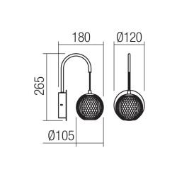 GIANET SUSPENSION LED 28 W 3000K OR (4.1.2)