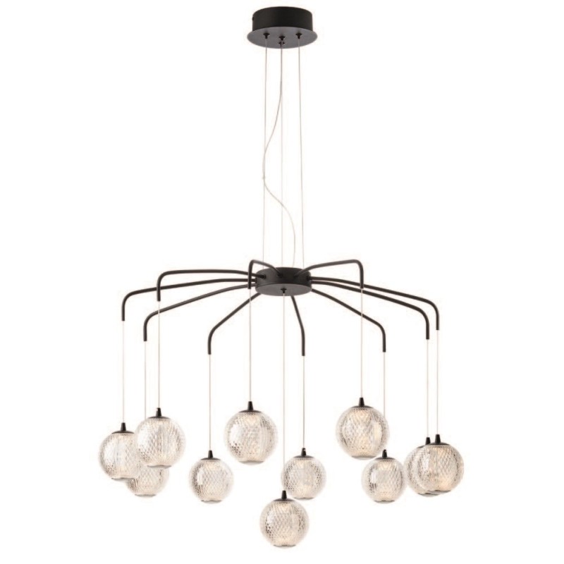 GIANET SUSPENSION LED 45W 3000K  NOIR  (4.1.2)