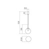 GLOBAL SUSPENSION 1X28W E14 D150  NOIR  (5.1.1)