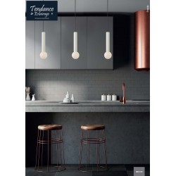 GOSSIP SUSPENSION 1X42W E27 WHITE *(5.1.1)