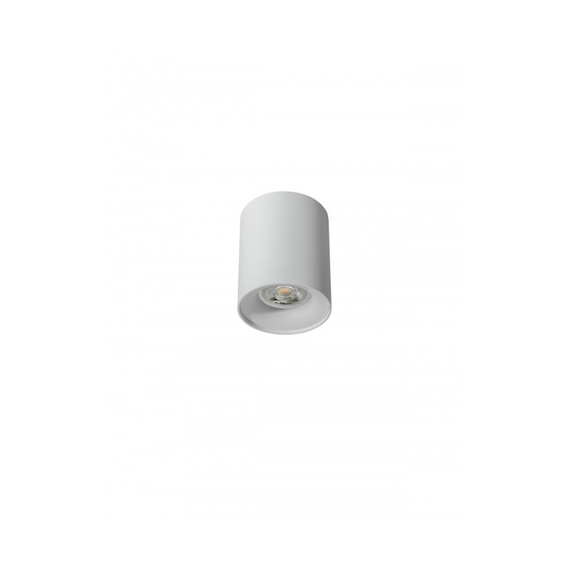KOA PLAFONNIER 35W GU10 BLANC+BLANC BAGUE 80*100