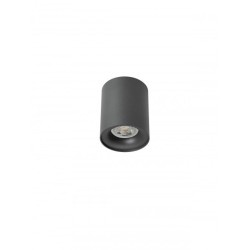KOA PLAFONNIER 35W GU10 NOIR+NOIR BAGUE -80*100(5.1.1)