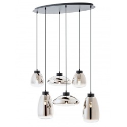 LUKE SUSPENSION 6X42W E27 NOIR (4.1.1)