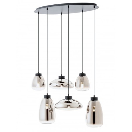 LUKE SUSPENSION 6X42W E27 NOIR (4.1.1)