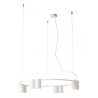 MODI SUSPENSION 8X10W GU10 ROND  BLANC 4.1.1)