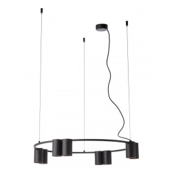 MODI SUSPENSION 8X10W GU10 ROND NOIR 4.1.1)