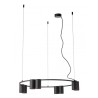MODI SUSPENSION 8X10W GU10 ROND NOIR 4.1.1)