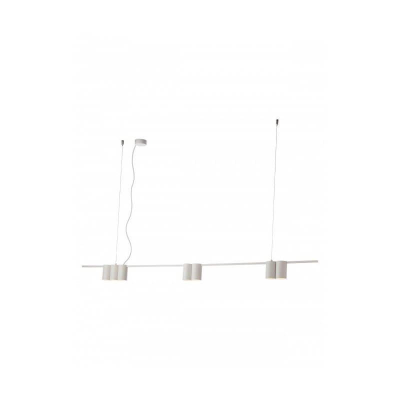 MODI SUSPENSION 7X10W GU10 LN  BLANC 4.1.1)