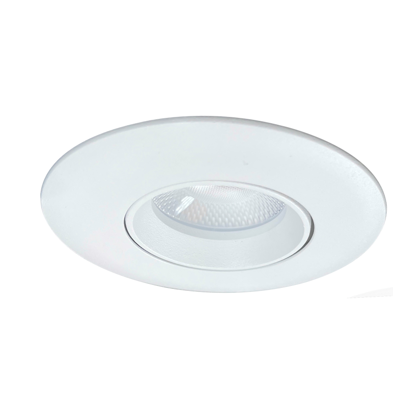 SPOT ENCASTRE POGO BLANC ORIENTABLE ZIGBEE  5/6/7/8W CTC 2700K/ 3000K / 4000K IP54 RT2020 RECOUVRABLE