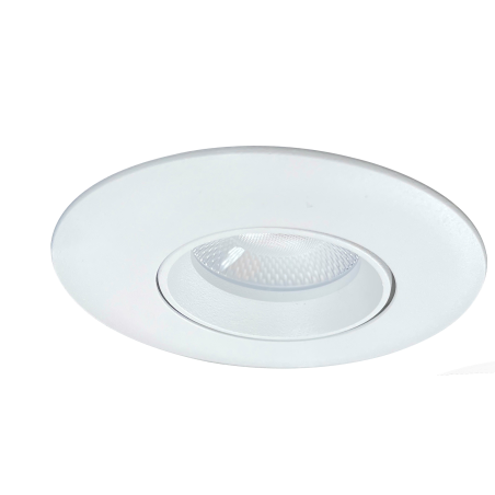 SPOT ENCASTRE POGO BLANC ORIENTABLE ZIGBEE  5/6/7/8W CTC 2700K/ 3000K / 4000K IP54 RT2020 RECOUVRABLE