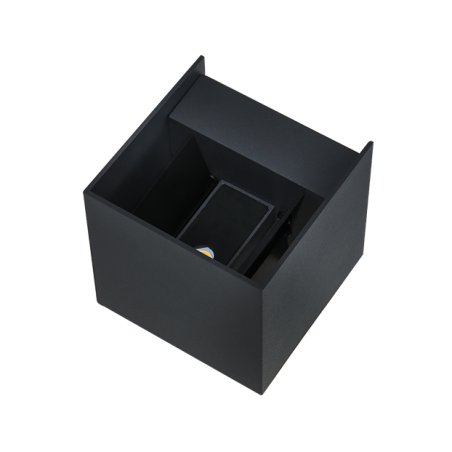 DUEL XL Applique murale CARRE. Sailli LED 10W [2x5W] 3000K IP65 BLANC