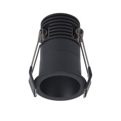 MINI SPOT ENCASTRE BIM BASSE LUMINANCE NOIR LED 5W 4000K 25 DEGRES