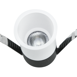 MINI SPOT ENCASTRE BIM BASSE LUMINANCE BLANC LED 15W IP65 4000K 36 DEGRES