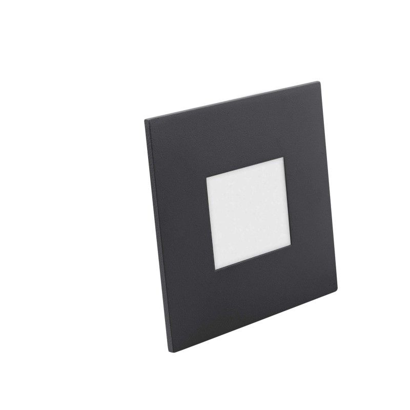 WAY ENCASTRÉ MURAL SYMETRIQUE 3W LED 3000K NOIR