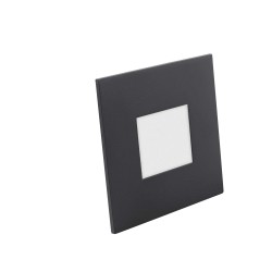 WAY ENCASTRÉ MURAL SYMETRIQUE 3W LED 4000K NOIR