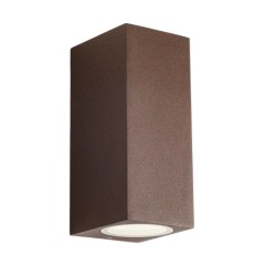 BRIO APPLIQUE LED COB 10W IP54 CORTEN 3000K