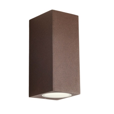 BRIO APPLIQUE LED COB 6W IP54 CORTEN 3000K