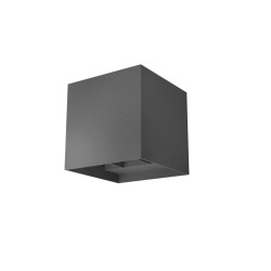 VARY APPLIQUE LED 2x6W IP54 GRIS 3000K