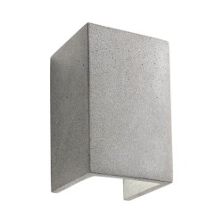 PETRA APPLIQUE EXTERIEUR UP DOWN LED 2x6W IP54 GRIS PIERRE 3000K 200MM
