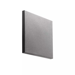 AURA APPLIQUE LED 8W IP65 GRIS 3000K CARRE