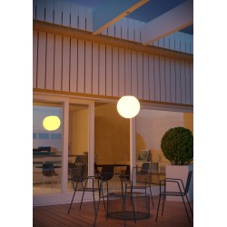 BALOO SUSPENSION 38CM E27 1X23W IP44 OPALE