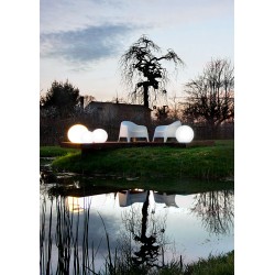 BALOO DECORATIF 38CM E27 1X23W IP65 OPALE