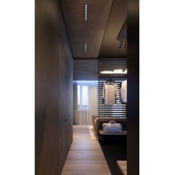 MINI SPOT ENCASTRE BASSE LUMINANCE DESIGN TROOP 3T RECTANGULAIRE LED 5W 3000K 24° NOIR c/Driver