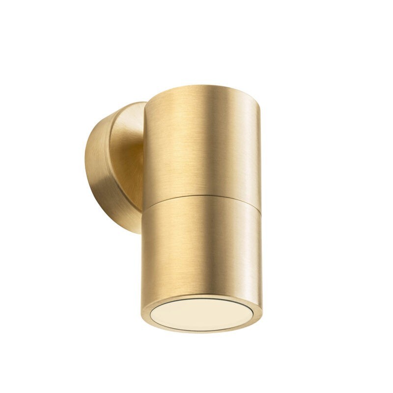 STAKE APPLIQUE GU10 1x7W I65 LAITON NATUREL 120MM SINGLE