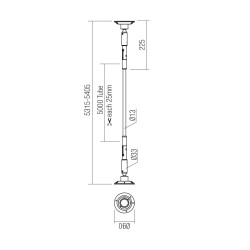 FREEDOM 360 SYSTEME LIGNE SUSPENDU LED SMD 45W IP65 4000K BLANC (5M)
