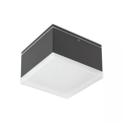 AKRON PLAFONNIER LED SMD 10W IP54 GRIS 3000K CARRE
