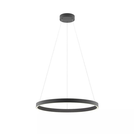 FEBE SUSPENSION LED ROND 37W 3000K D600 NOIR