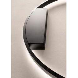 FEBE SUSPENSION LED ROND 75W 3000K D1200 NOIR