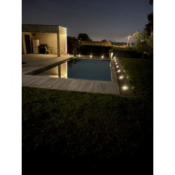 Java Encastré de sol LED 3W 3000K IP67 15 degres  Aço Inox 316 [12Vdc]