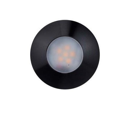 UNDERGROUND ENCASTRE DE SOL IP67  LED 2W 160LM 30000K 24VDC D48MM INOX316L NOIR