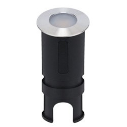 UNDERGROUND ENCASTRE DE SOL IP67  LED 2W 160LM 3000K 24VDC D48MM INOX316L