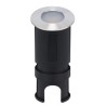UNDERGROUND ENCASTRE DE SOL IP67  LED 2W 160LM 3000K 24VDC D48MM INOX316L
