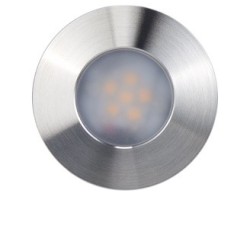 UNDERGROUND ENCASTRE DE SOL IP67  LED 2W 160LM 4000K 24VDC D48MM INOX316L