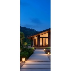 Cubik : Le borne solaire moderne au design architectural.