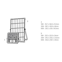 Rover 10W : Le projecteur solaire compact et puissant pour une sécurit