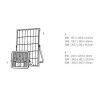Rover Projecteur SOLAIRE LED IP65 c/ DETECTEUR PIR (3000/4000K) NOIR 30W 2CCTK 4800Lm