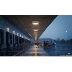 ORBIT — Le spot solaire haute intensité pour infrastructures logistiqu