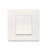 Interrupteur Vimar Linea va-et-vient simple blanc avec (ou sans) témoin lumineux led couleur au choix  techno polymere