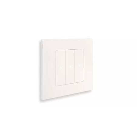 Interrupteur triples Vimar Linea blanc avec touches axiales avec (ou sans) témoin led couleur au choix  techno polymere