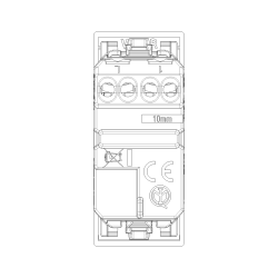 Interrupteur Vimar Linea va-et-vient double argile avec (ou sans) témoin lumineux led couleur au choix  techno polymere