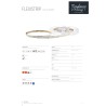 Flexistrip extra warm 14,4W EW Ruban led professionnel SMD LED 24V IP20 126LED 10mm [5m] - 14,4W 1800K 970Lm